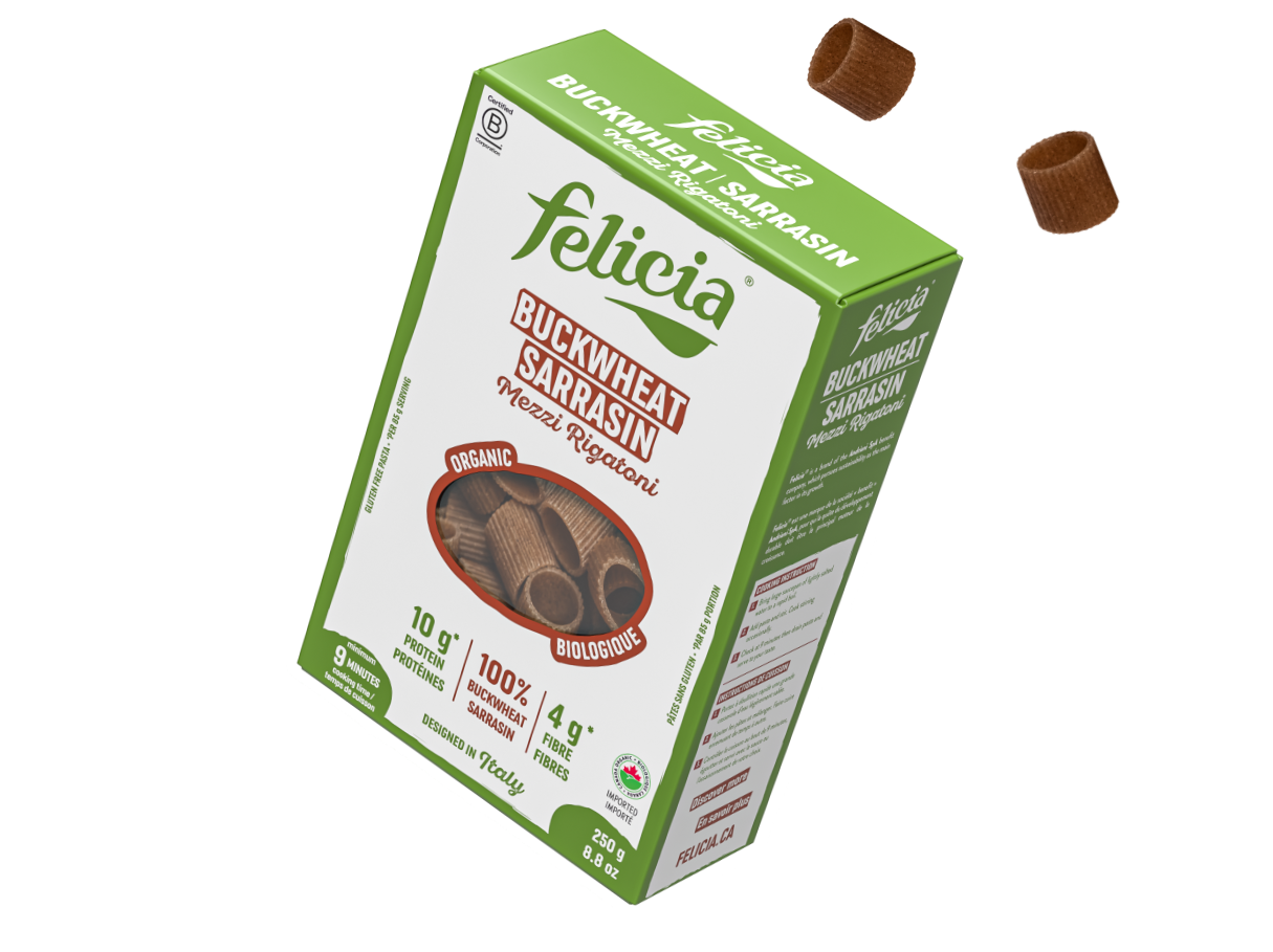 Buckwheat Mezzi Rigatoni