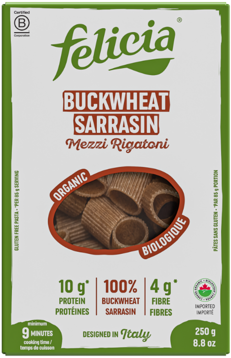 Buckwheat Mezzi Rigatoni